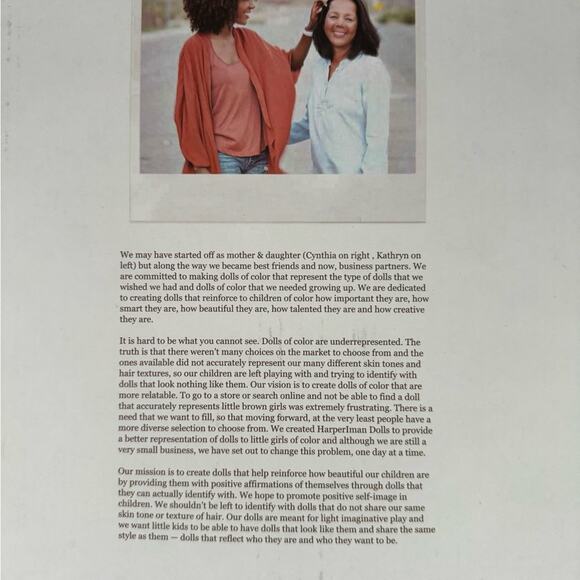 New✨ HarperIman Ashton 14'' Plush Linen Doll Positive Self Image - Picture 11 of 12